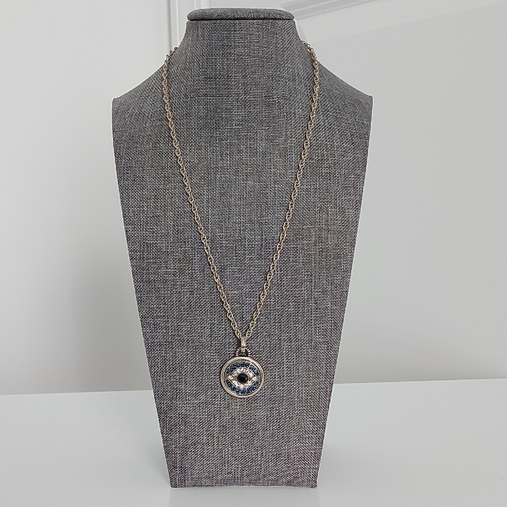 Evil Eye Crystal Pendant Charm - Picture 4 of 8